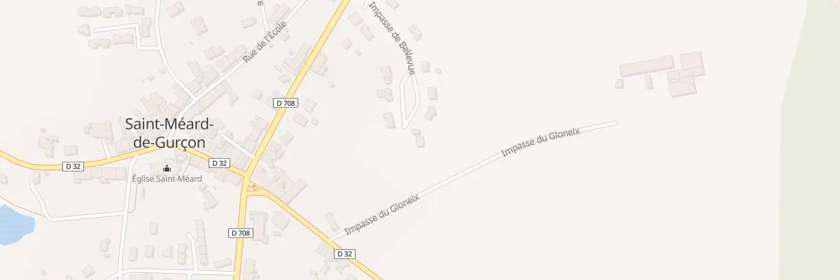 Plan du 79 Le Bourg à Saint-Méard-de-Gurçon