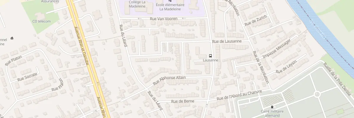 Plan du 9 Rue de la Cooperation au Mans