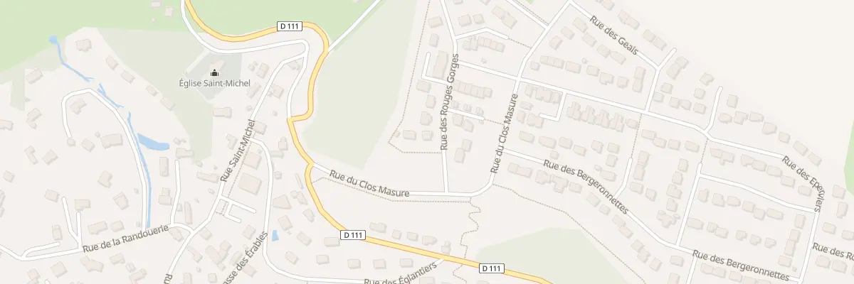 Plan du 1 Rue des Rouges Gorges à Fontenay