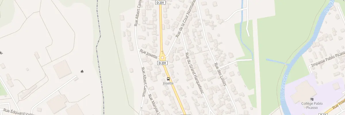 Plan du 43 Rue de la Cour Normande à Harfleur