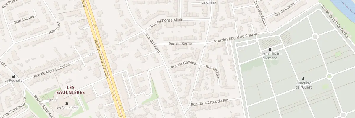Plan du 12 Rue de Geneve au Mans