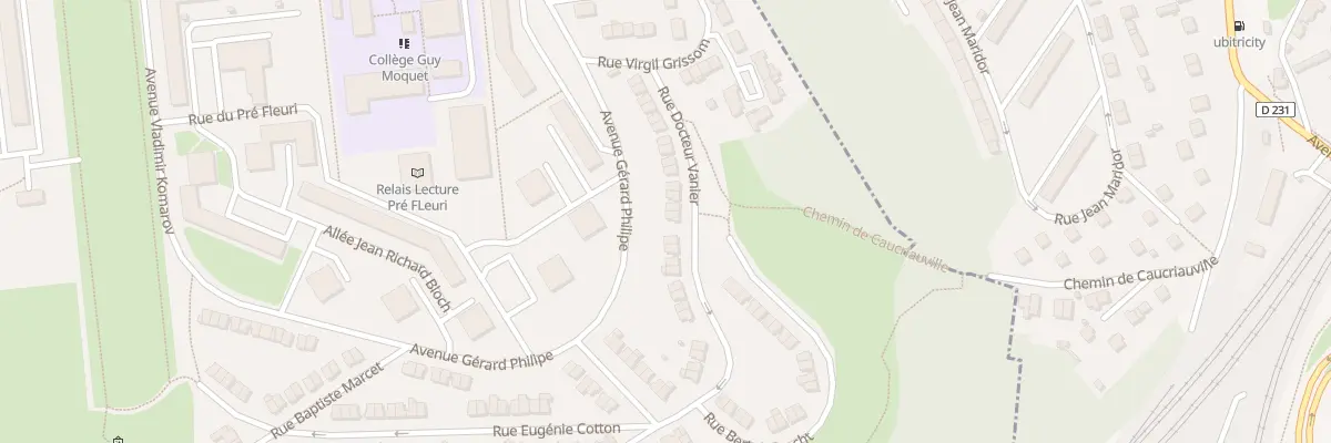 Plan du 27 Rue Doc Vanier au Havre