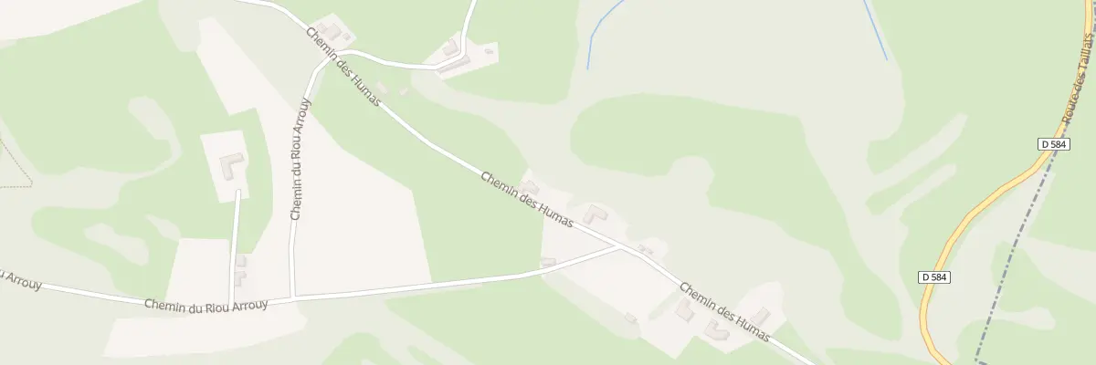Plan du 5500 Haillat de Caouos à Gerde