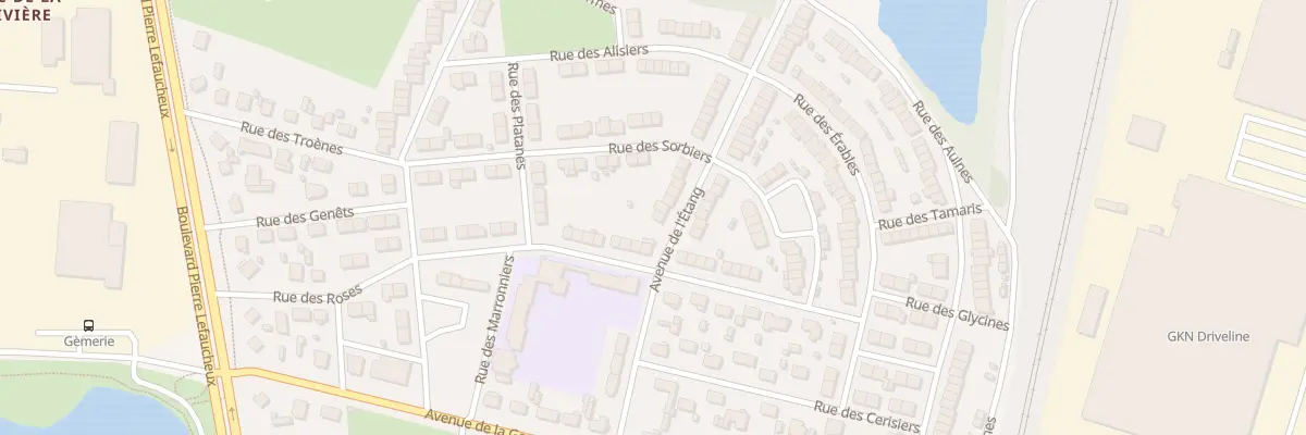 Plan du 7 Av de l’Etang à Arnage