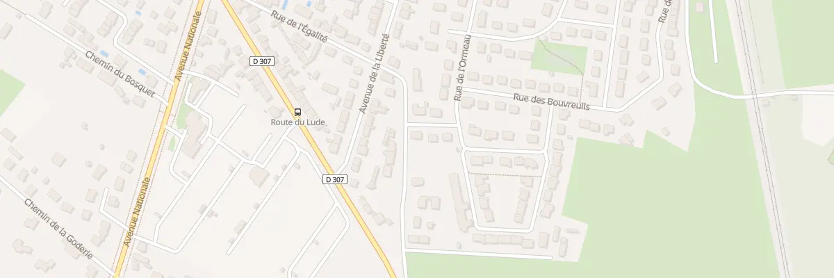 Plan du 2 Rue des Pinsons à Arnage
