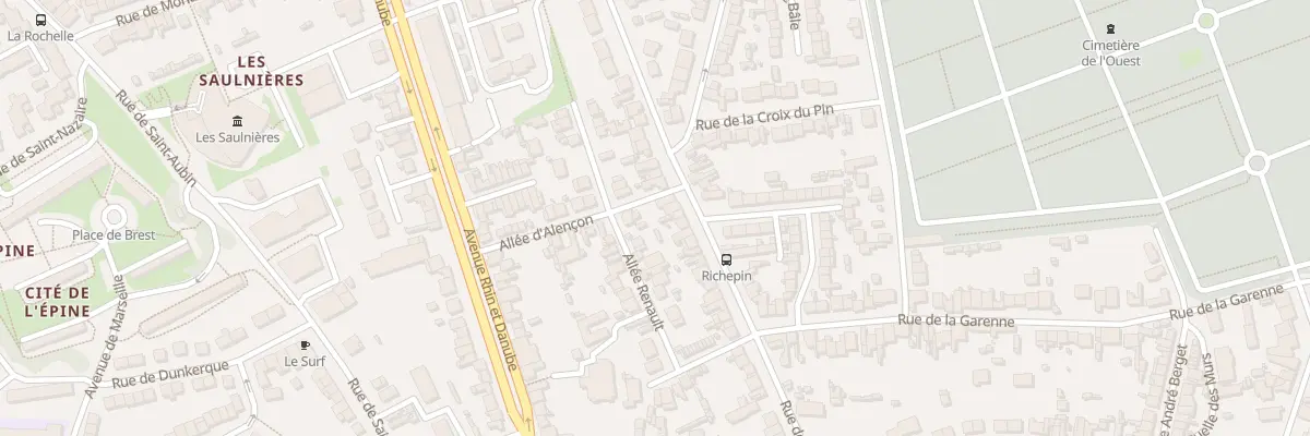 Plan du 159 Rue de la Madeleine au Mans