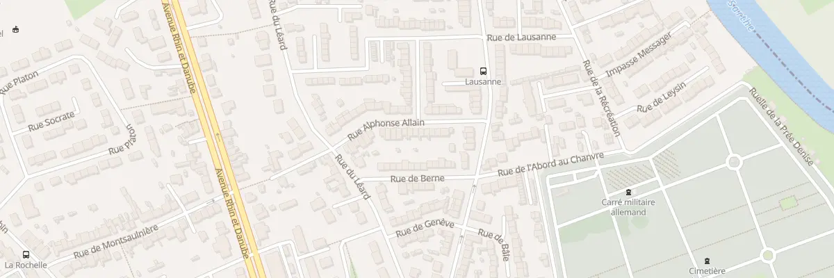 Plan du 13 Rue Alphonse Allain au Mans