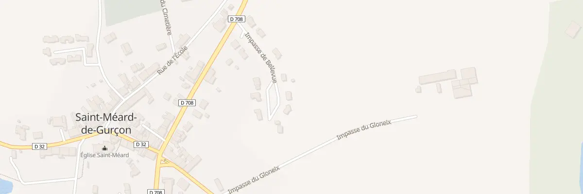Plan du 77 Le Bourg à Saint-Méard-de-Gurçon