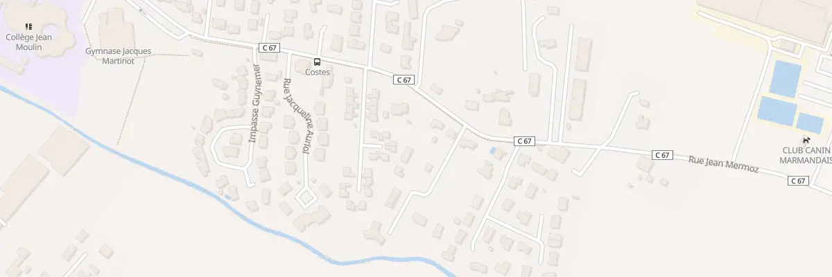 Plan du 54 Rue Jean Mermoz à Marmande