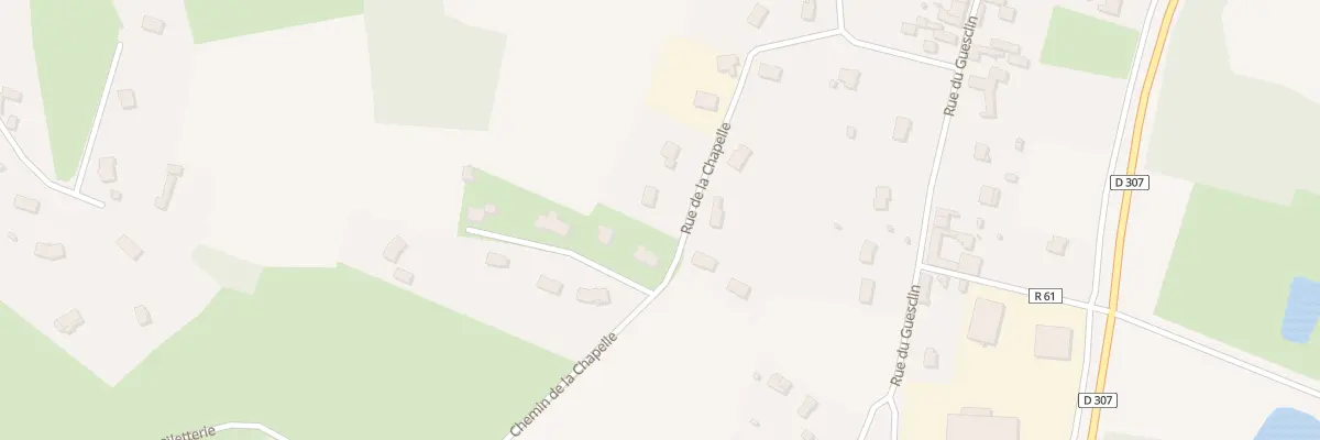 Plan du 5001F Che de la Chapelle à Pontvallain