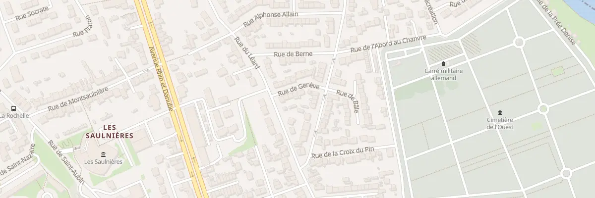 Plan du 5 Rue de Geneve au Mans