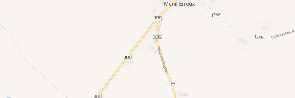 Plan du 104 Rte des Peupliers à Ménil-Erreux