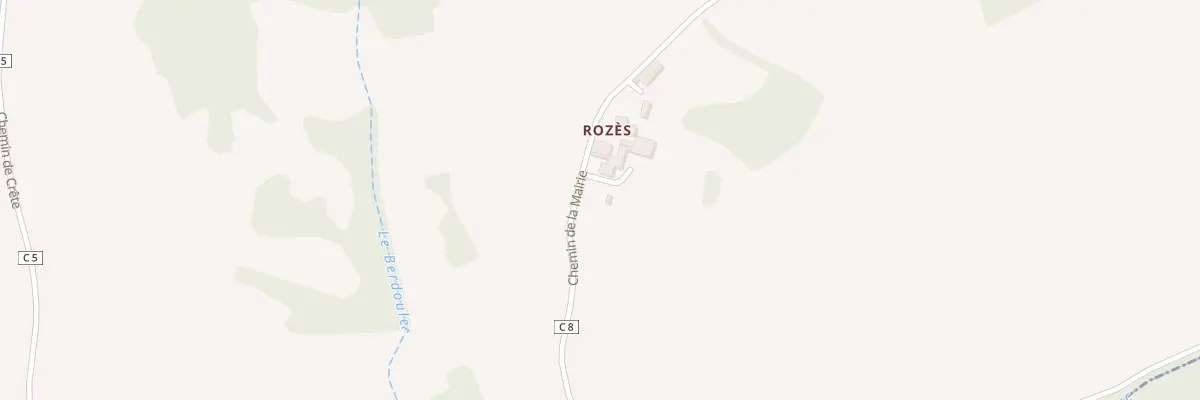 Plan du 5024 Hameau de Rozes à Armous-et-Cau