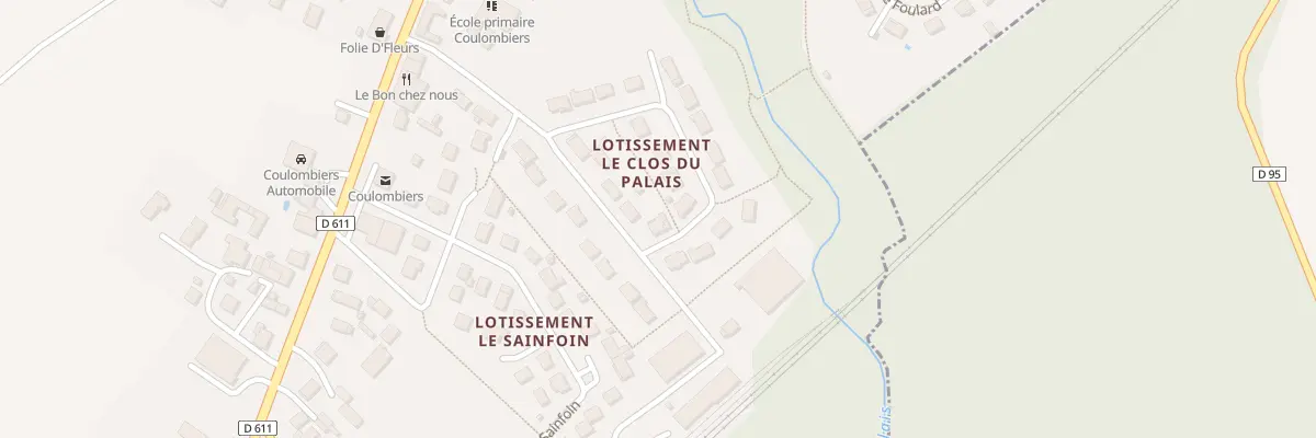 Plan du 9 Lot Le Clos du Palais à Coulombiers