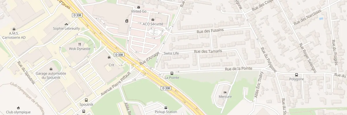 Plan du 8 Rue des Tamaris au Mans
