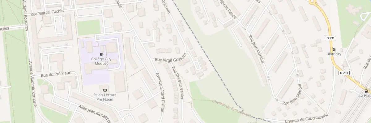 Plan du 12 Rue Virgil Grissom au Havre