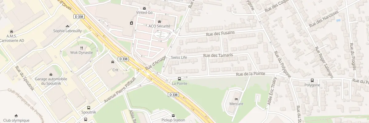 Plan du 10 Rue des Tamaris au Mans