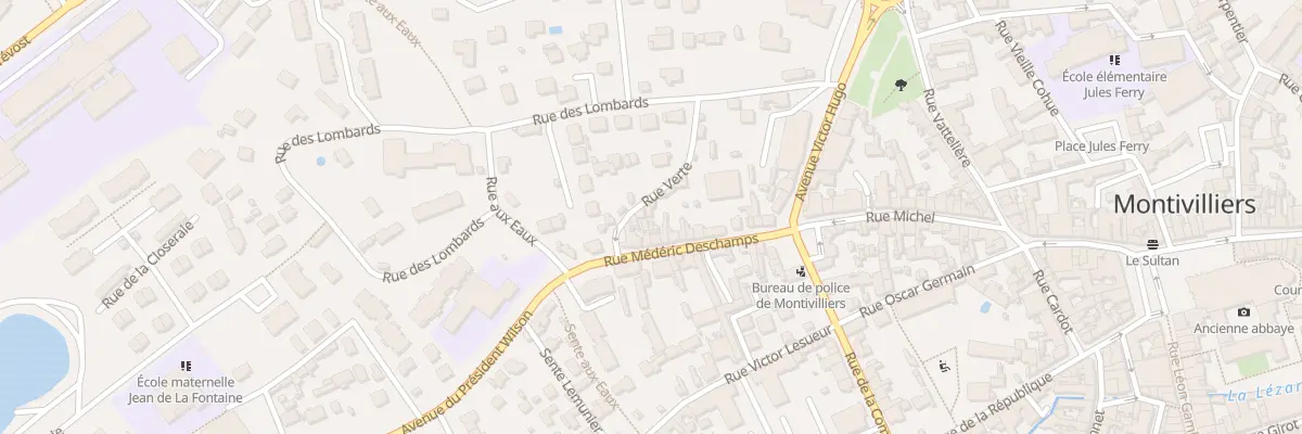 Plan du 8 Rue Verte à Montivilliers