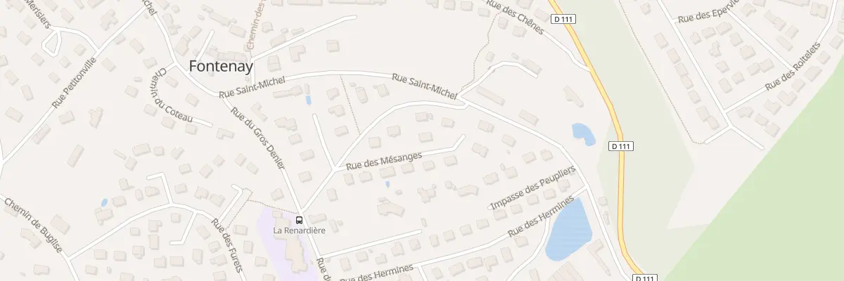 Plan du 3 Rue des Mésanges à Fontenay