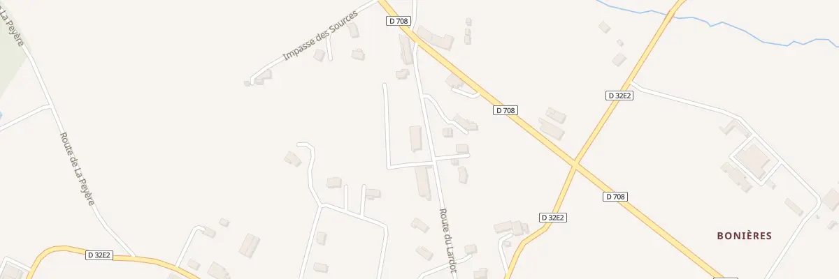 Plan du 11 Le Bourg Nord à Fougueyrolles