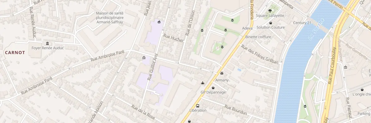 Plan du 28 Rue du Puits de la Chaine au Mans