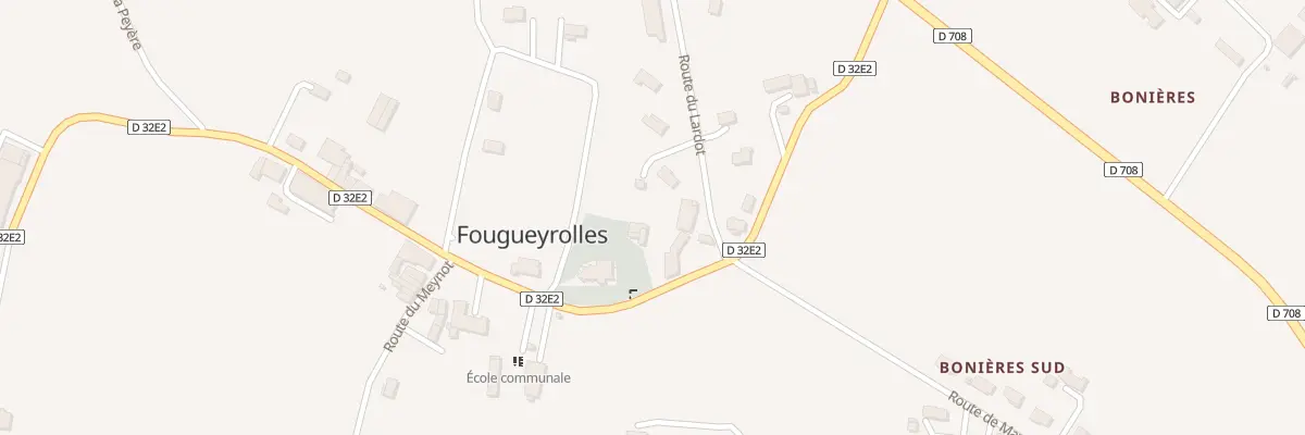 Plan du 8A Le Bourg Nord à Fougueyrolles
