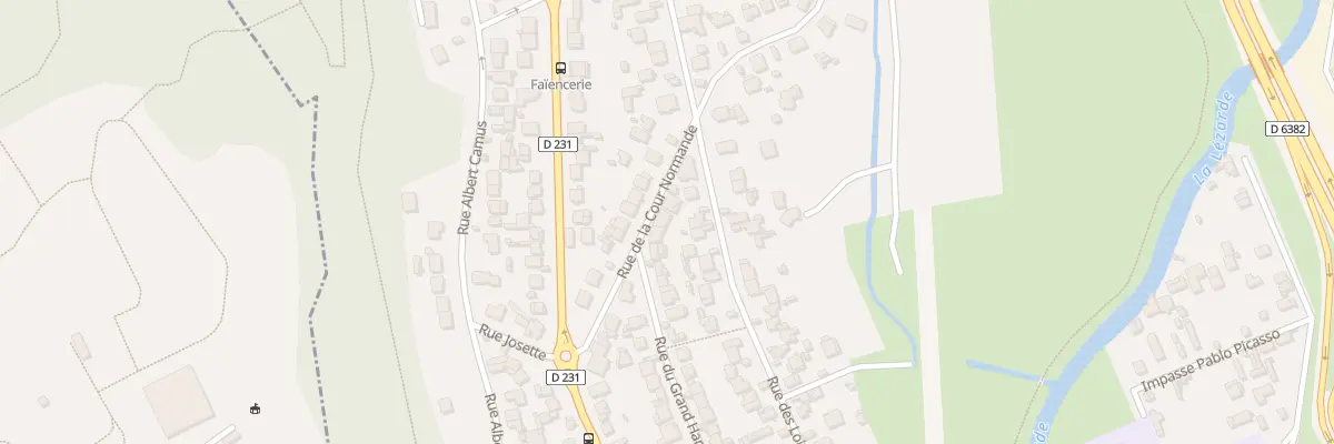 Plan du 33 Rue de la Cour Normande à Harfleur
