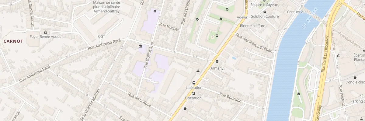 Plan du 15 Rue du Puits de la Chaine au Mans