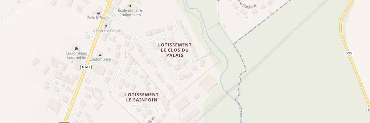 Plan du 11 Lot Le Clos du Palais à Coulombiers