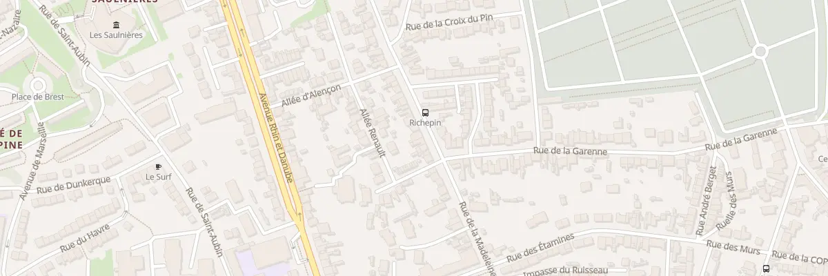 Plan du 141 Rue de la Madeleine au Mans