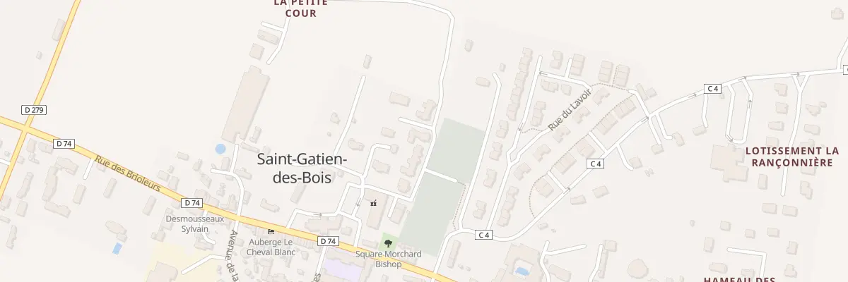 Plan du 5 All des Charmilles à Saint-Gatien-des-Bois