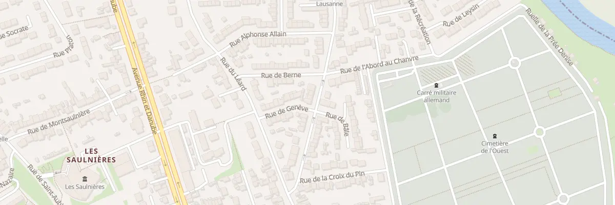 Plan du 23 Rue du Moulin l’Evêque au Mans