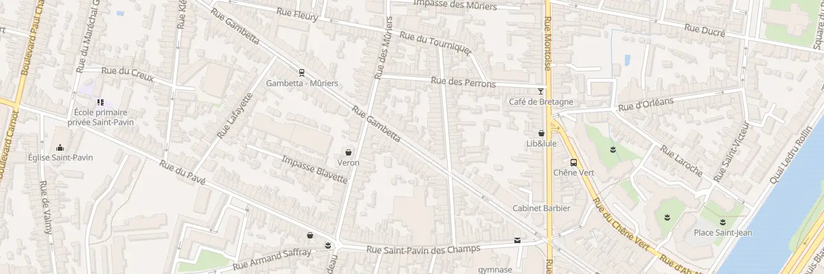 Plan du 130 Rue Gambetta au Mans