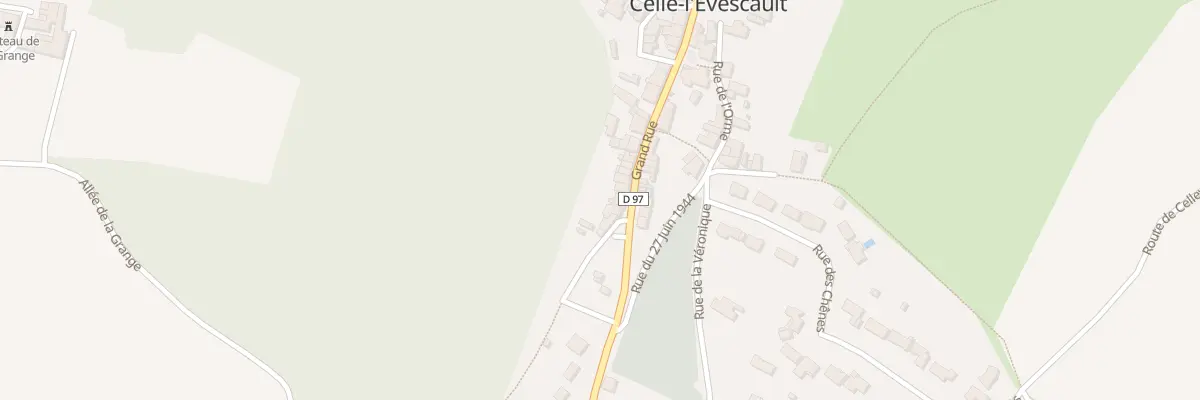 Plan du 34 Grand Rue à Celle-Lévescault