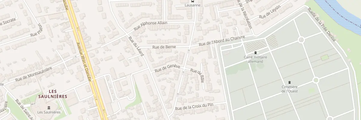 Plan du 25 Rue du Moulin l’Evêque au Mans