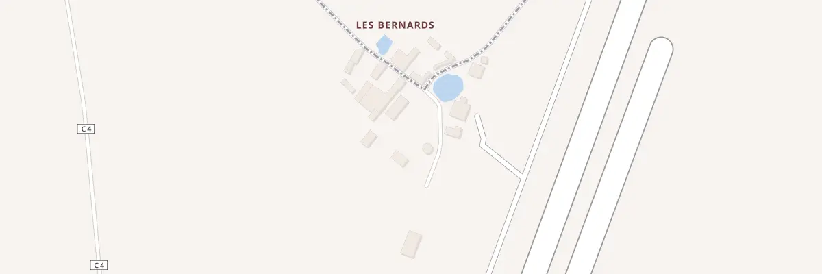 Plan du 5163 Les Bernards à Brux