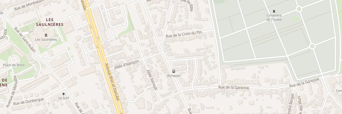 Plan du 146 Rue de la Madeleine au Mans