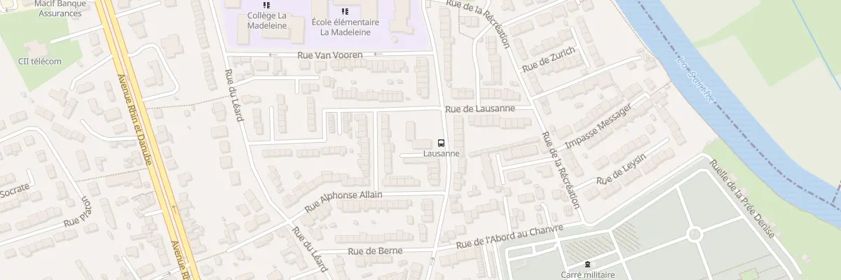 Plan du 53 Rue du Moulin l’Evêque au Mans
