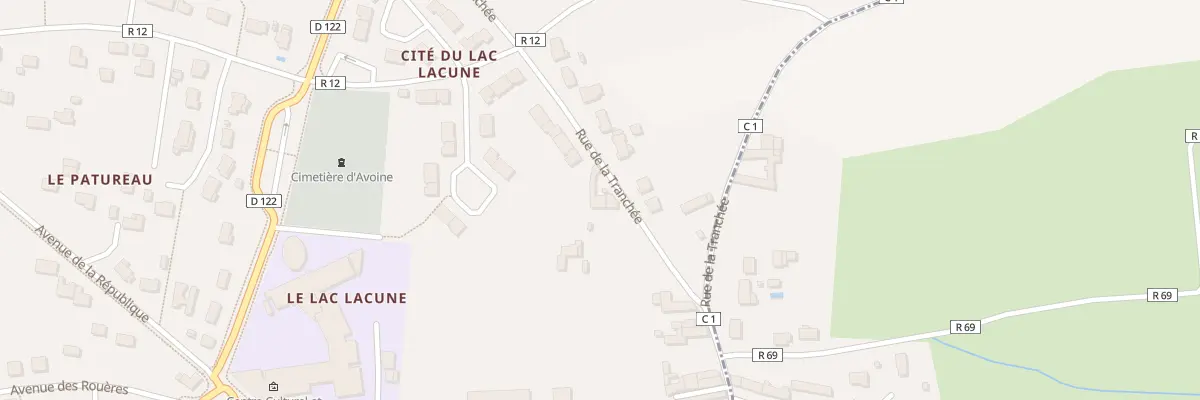 Plan du 38 Rue de la Tranchée à Avoine