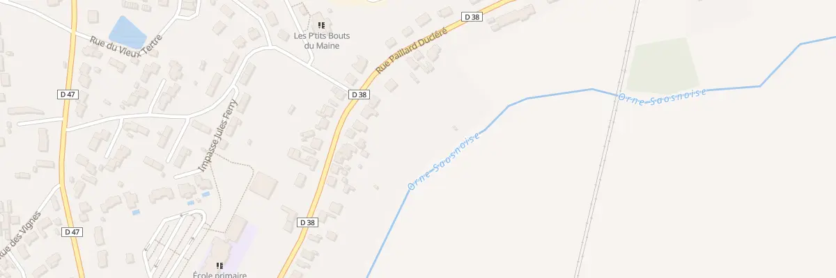 Plan du 71 Rue Paillard Duclere à Montbizot