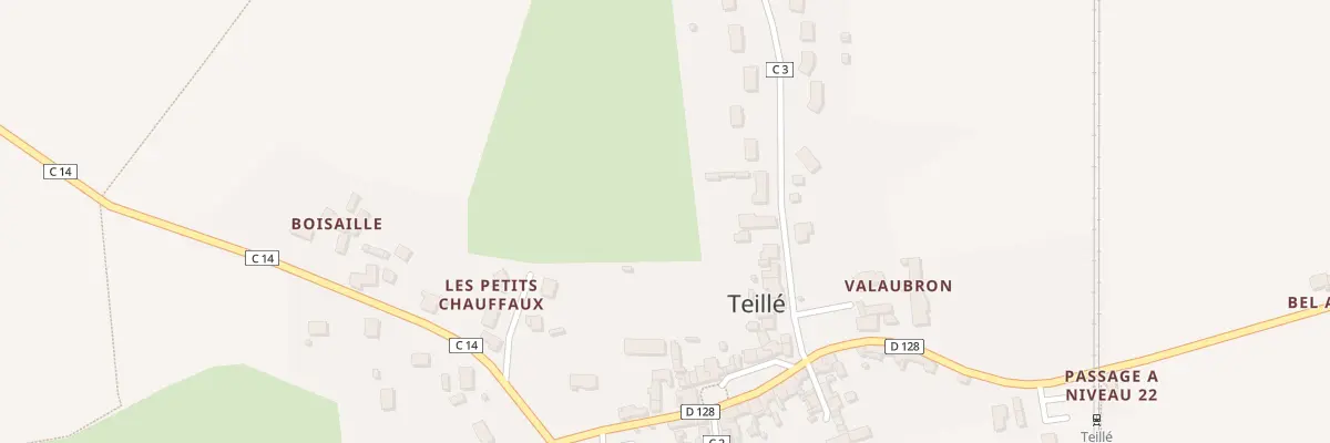 Plan du 5184A La Perriere à Teillé