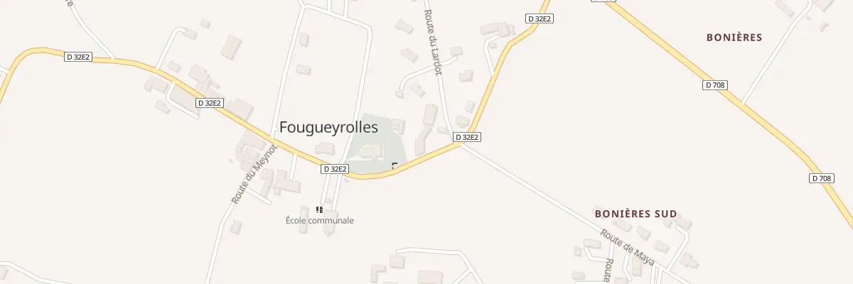 Plan du 7 Le Bourg Nord à Fougueyrolles