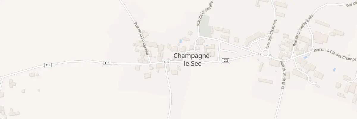 Plan du 2 Rue Saint-Léger à Champagné-le-Sec