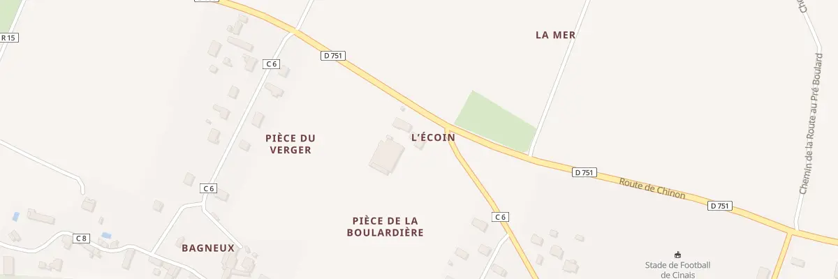 Plan du 1 L’Ecoin à Cinais