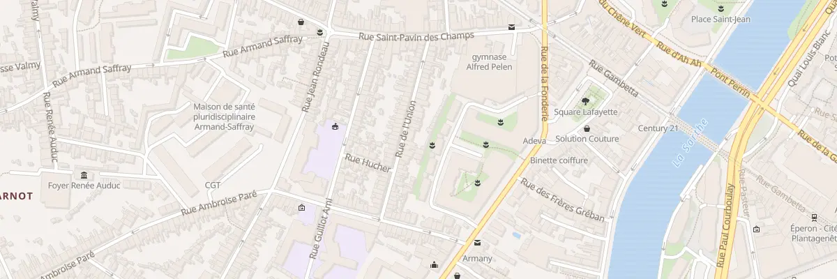 Plan du 33 Rue de l’Union au Mans