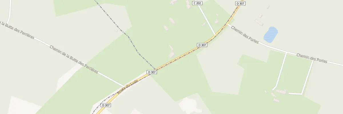 Plan du 432 Rte du Lude à Laigné-Saint-Gervais