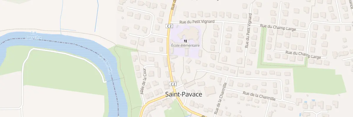 Plan du 6 Rue des Cailleres à Saint-Pavace