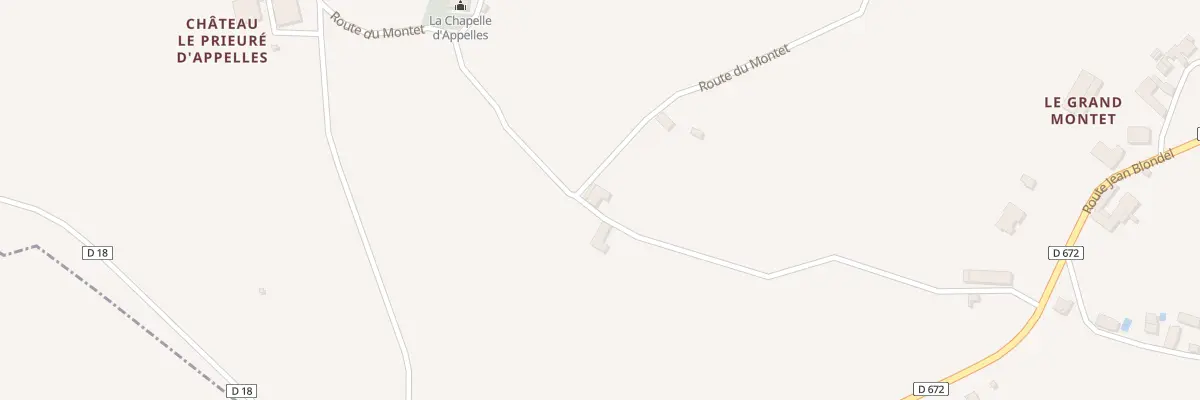 Plan du 193 Le Grand Montet à Saint-André-et-Appelles