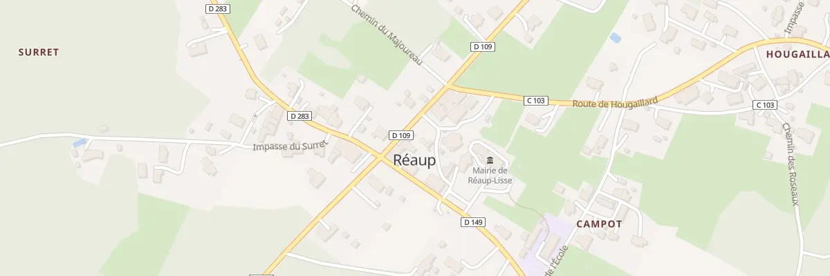Plan du 48 Rte de Barbaste à Réaup-Lisse