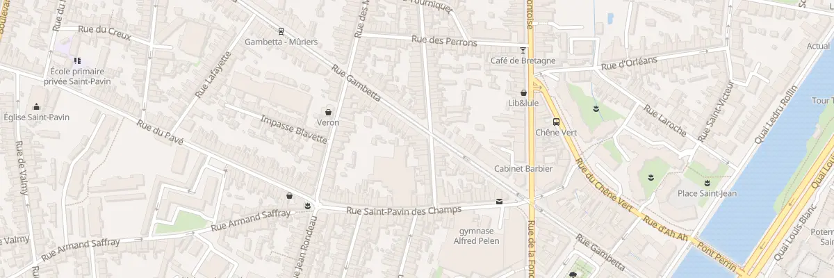 Plan du 121 Rue Gambetta au Mans